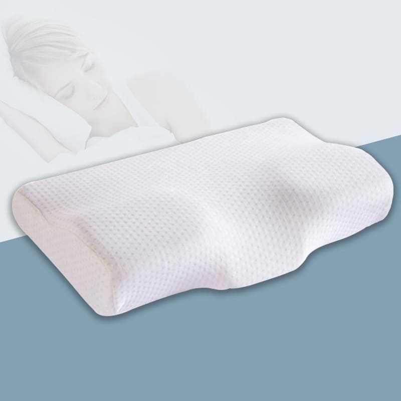 Ergonomic Memory Cervical Pillow - in use