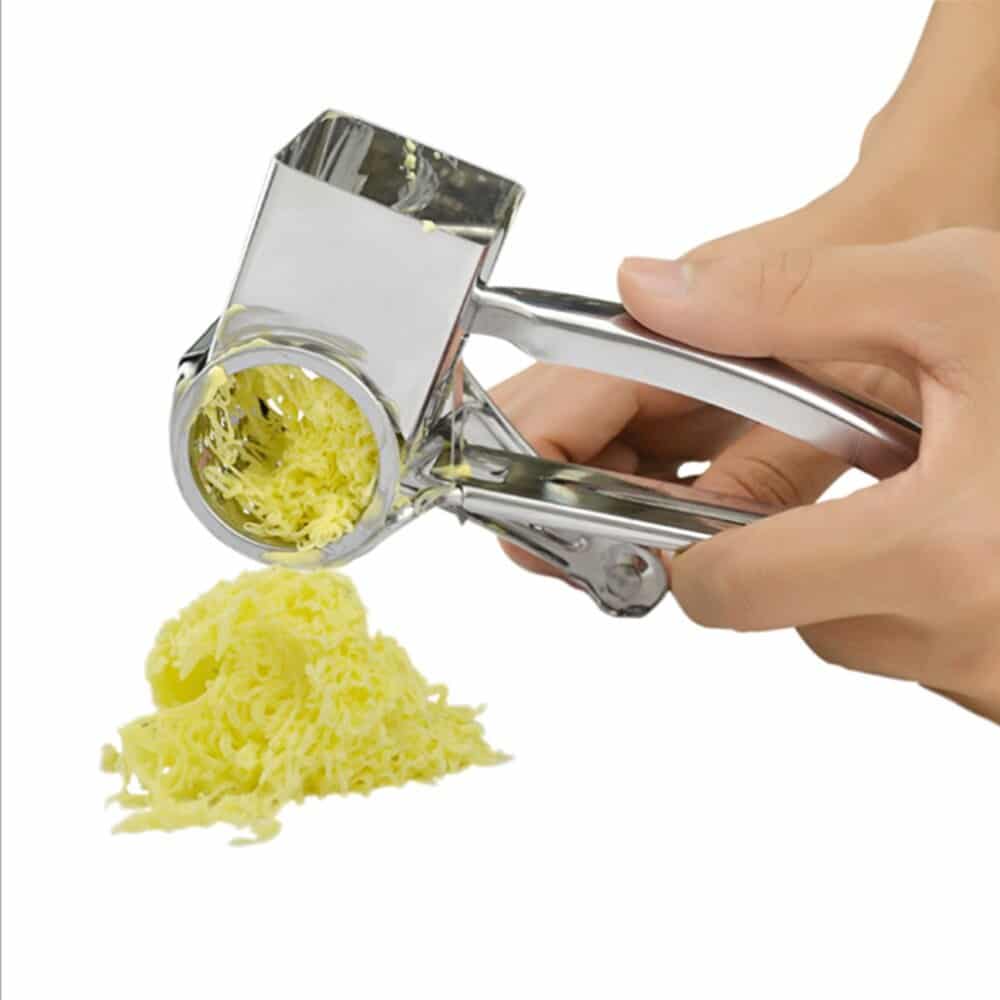 4-Piece Set Stainless Steel Cheese Grater - alternate angle