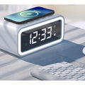Digital Alarm Clock with Qi Wireless Charging Pad