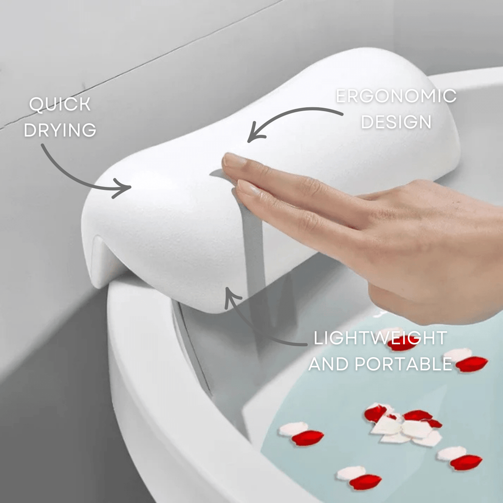 Ergonomic neck and head support for relaxing at home as if you were at a spa - alternate angle