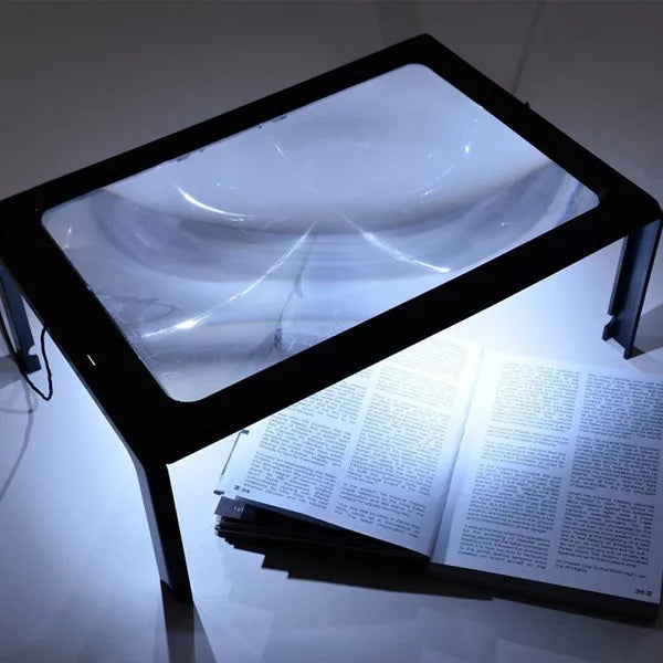 3x Magnifying Glass For Reading With LED Light - detail