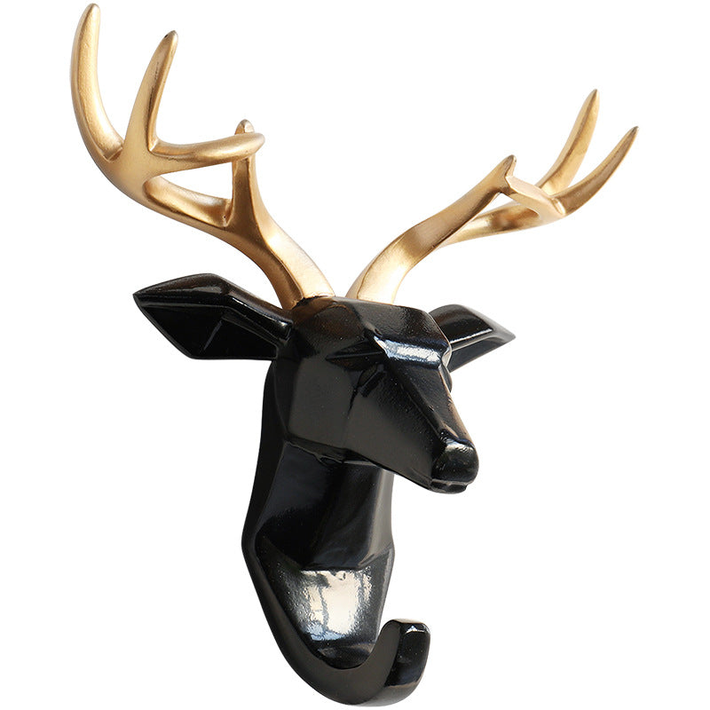 Animal Head Wall Hook - in use