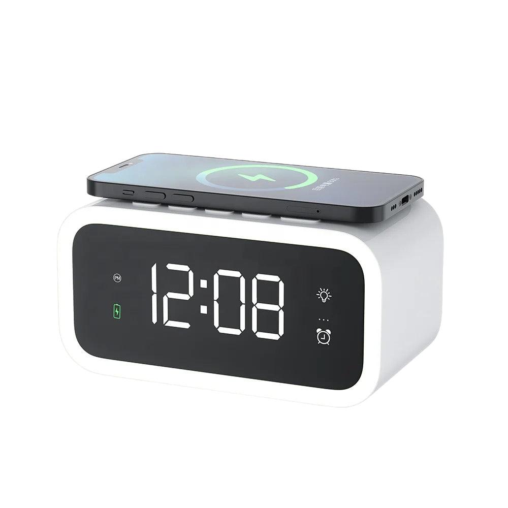 Digital Alarm Clock with Qi Wireless Charging Pad - detail