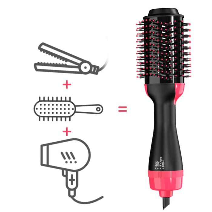 Blow-Drying Brush | Volumizer for Blow-Drying - in use
