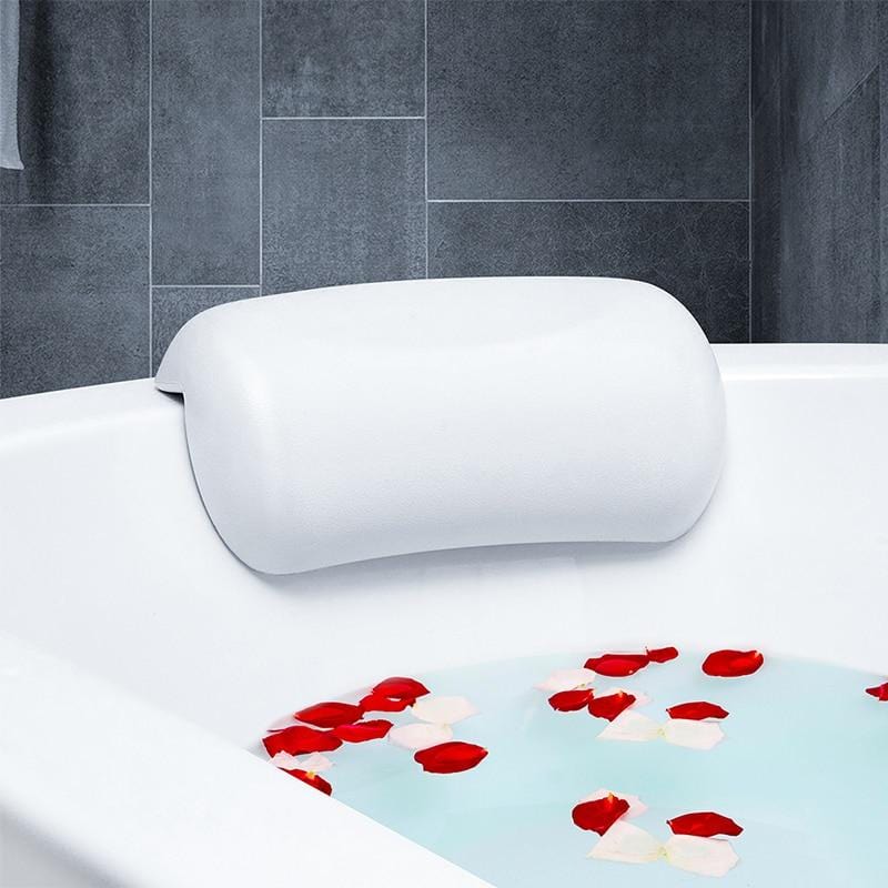 Ergonomic neck and head support for relaxing at home as if you were at a spa - in use