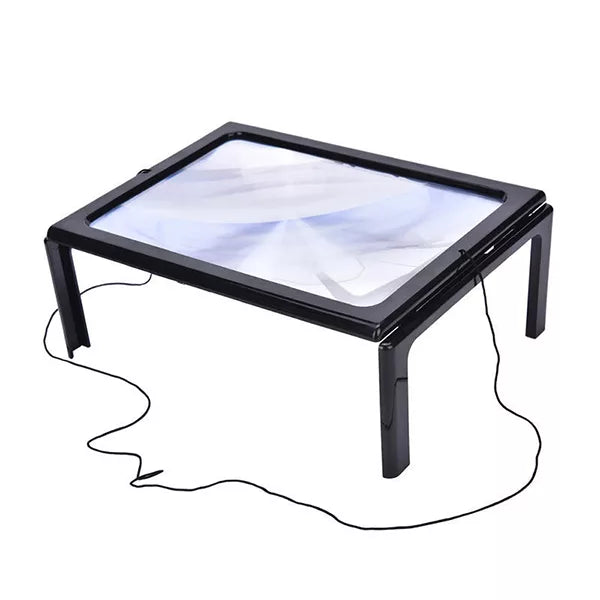 3x Magnifying Glass For Reading With LED Light - detail