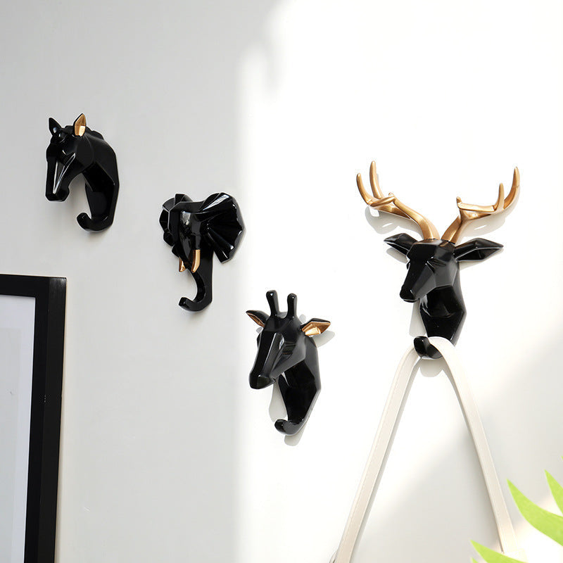 Animal Head Wall Hook - alternate angle