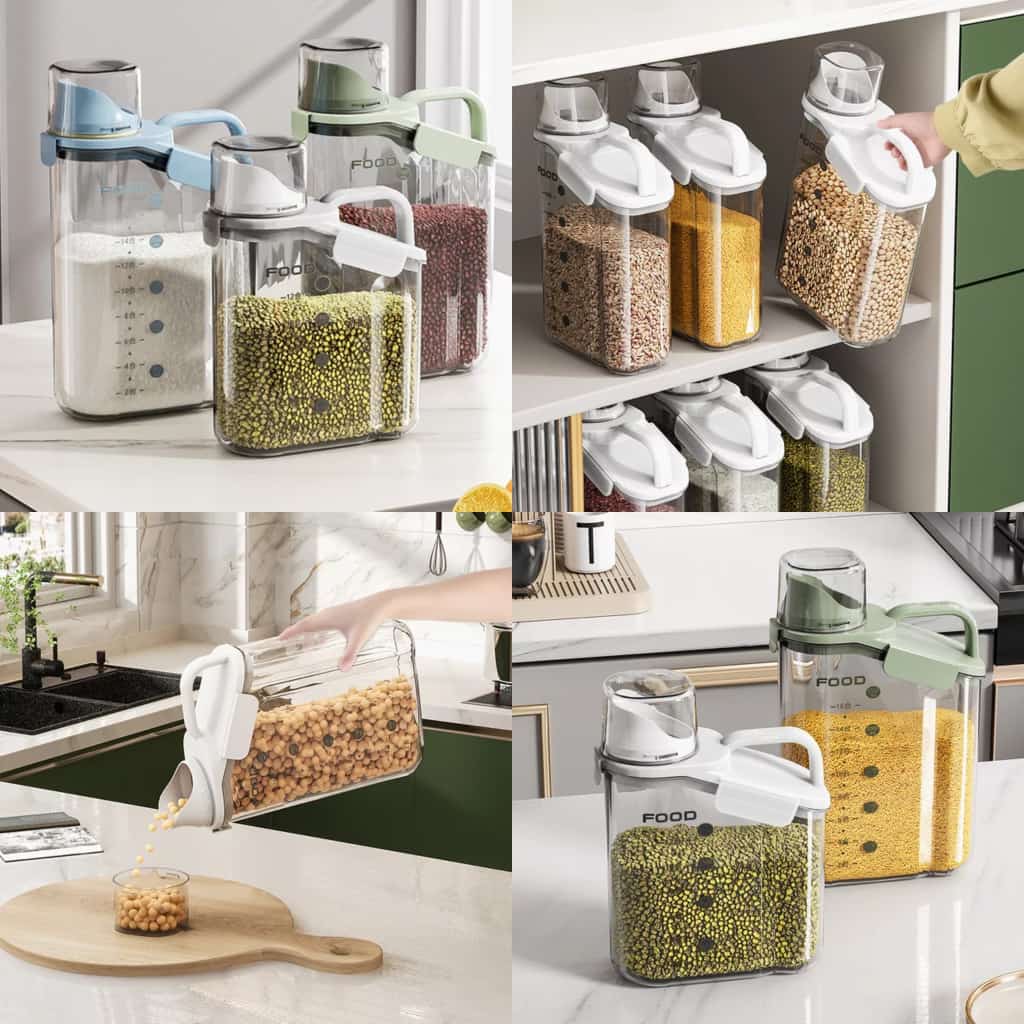 Cereal Storage Containers - detail