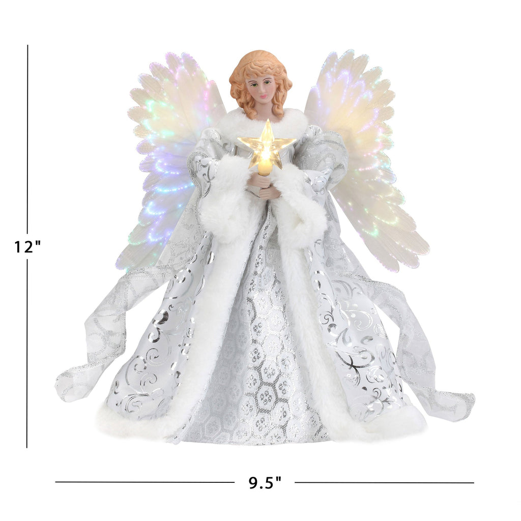 Animated tree topper - heavenly angel - alternate angle