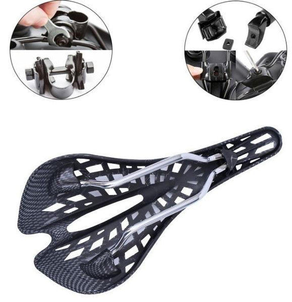 High-quality Integrated Suspension Saddle - in use
