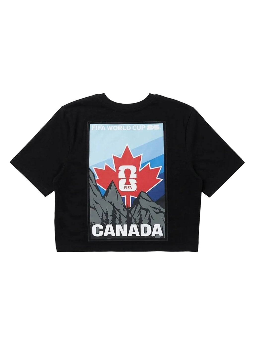 Canada Crop Tee||Canada t-shirt court - detail