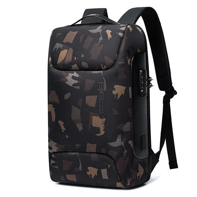 Anti-theft waterproof backpack - alternate angle