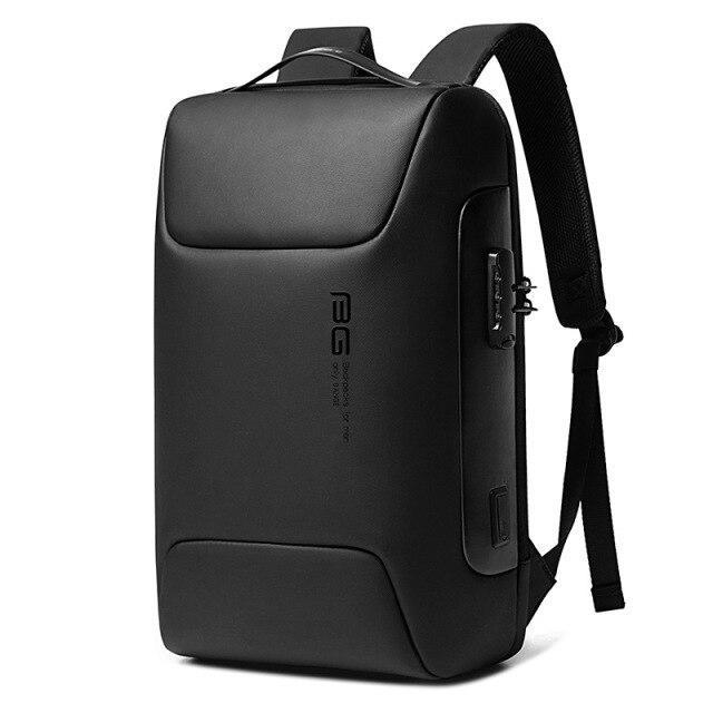 Anti-theft waterproof backpack - in use