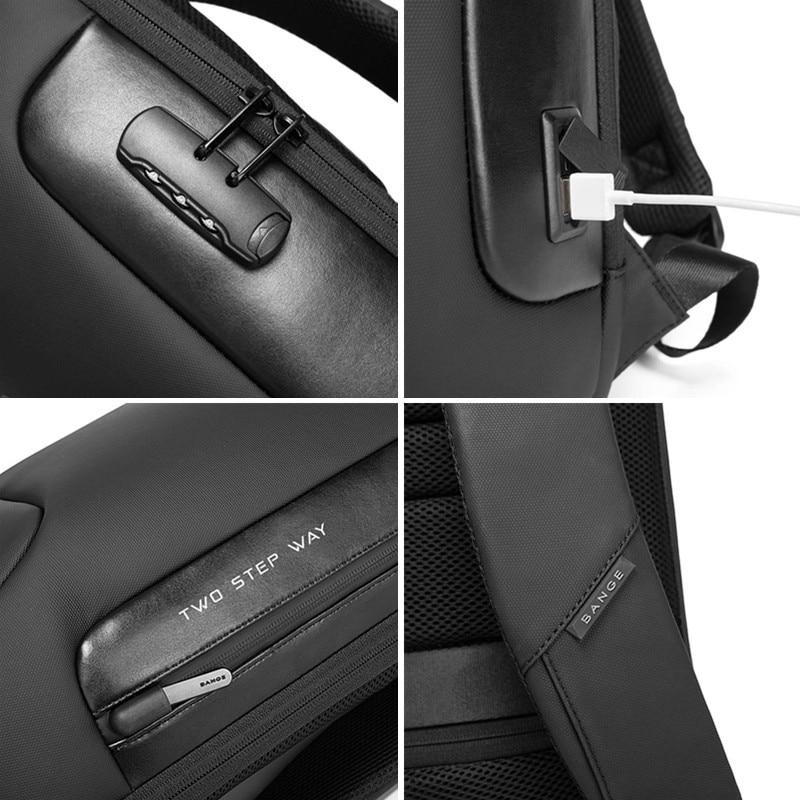 Anti-theft waterproof backpack - detail