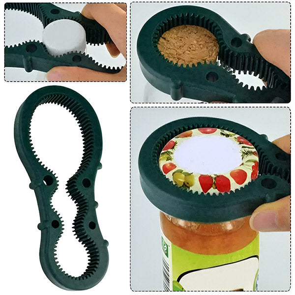 Electric Can Opener and Bottle Opener - in use