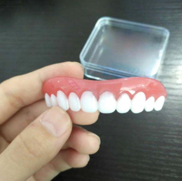 Artificial Teeth Cover for a Perfect Smile - in use