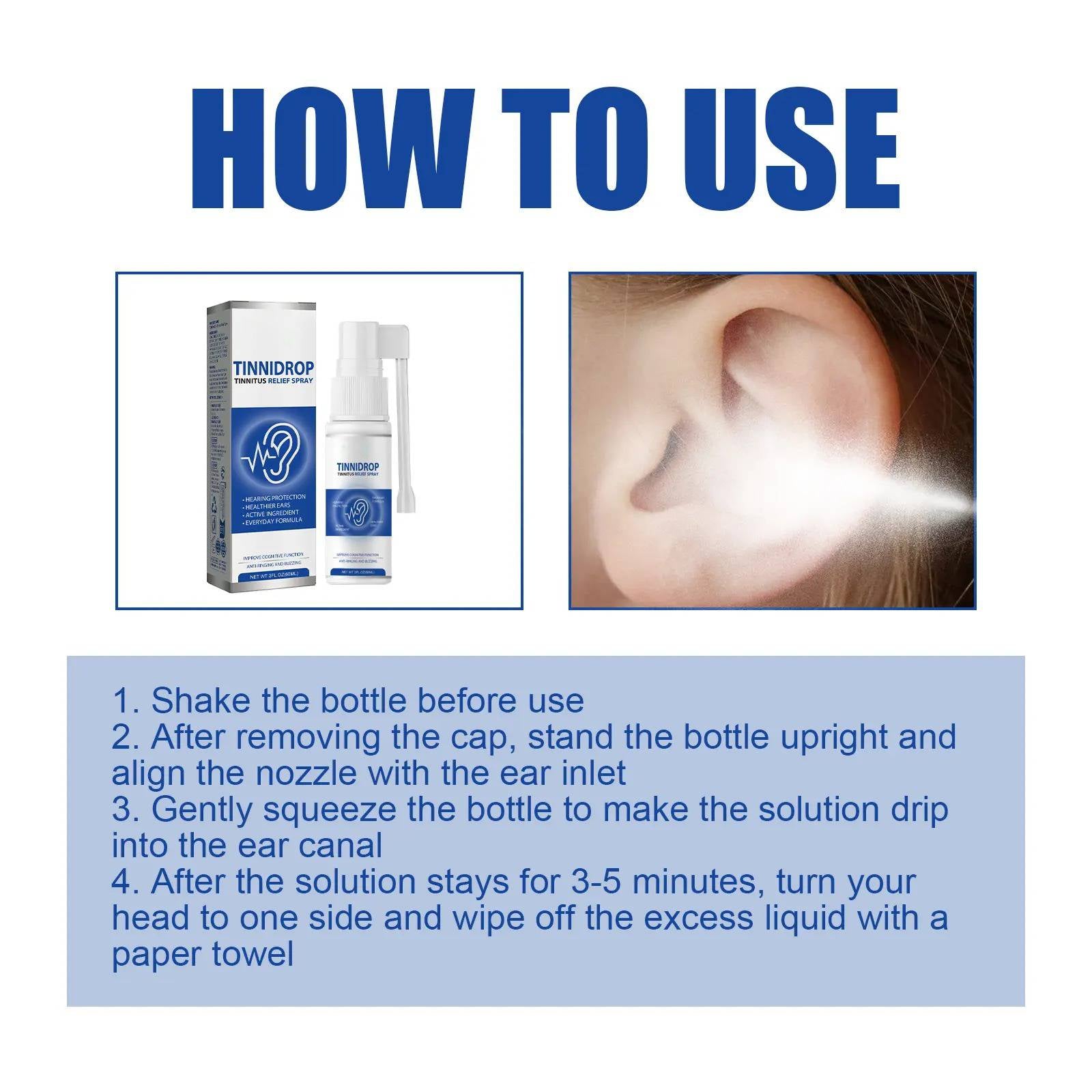 Tinnitus Ear Relief Drops (2 Pack) - alternate angle