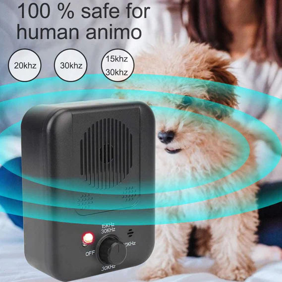 Dog Anti Barking Device - in use