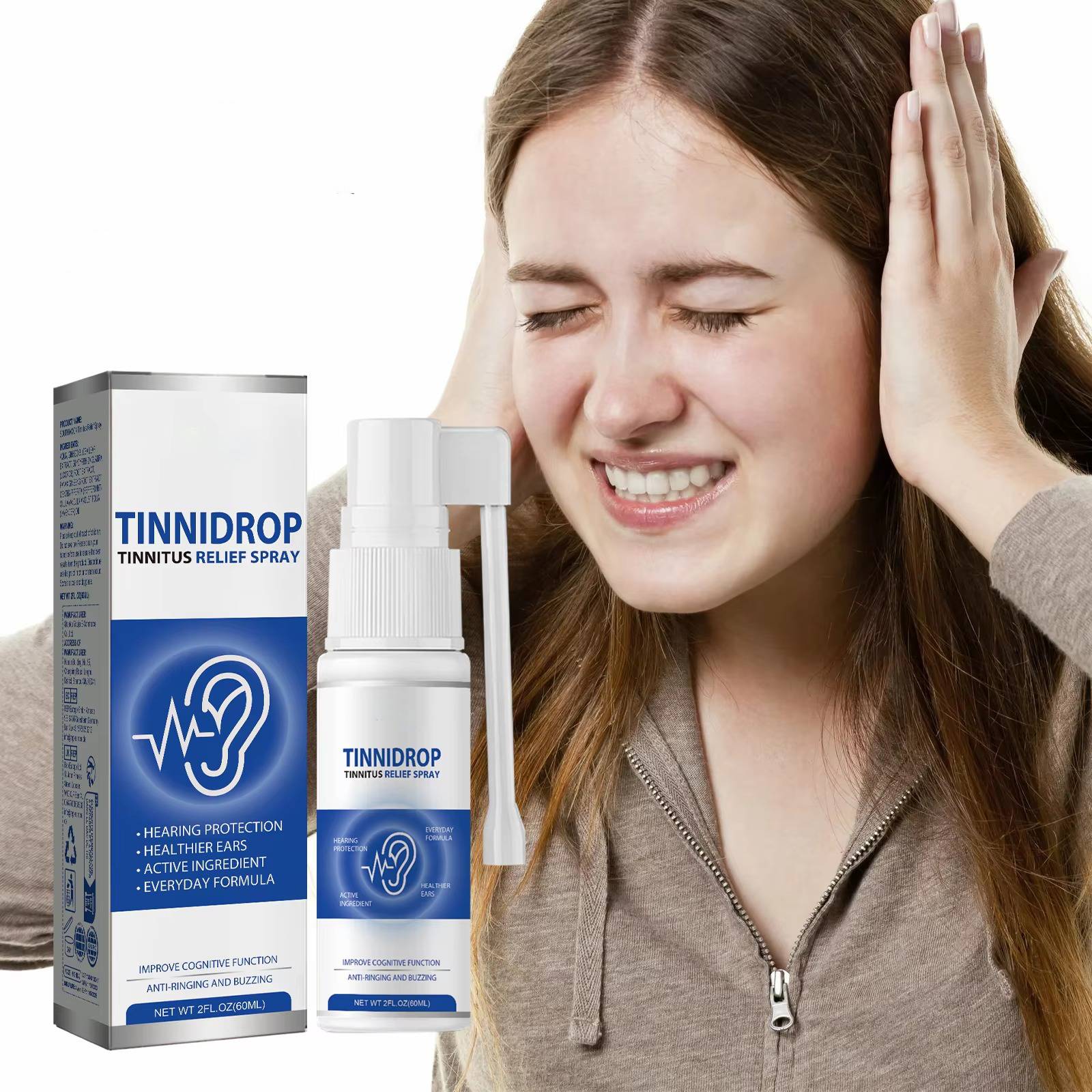 Tinnitus Ear Relief Drops (2 Pack) - alternate angle