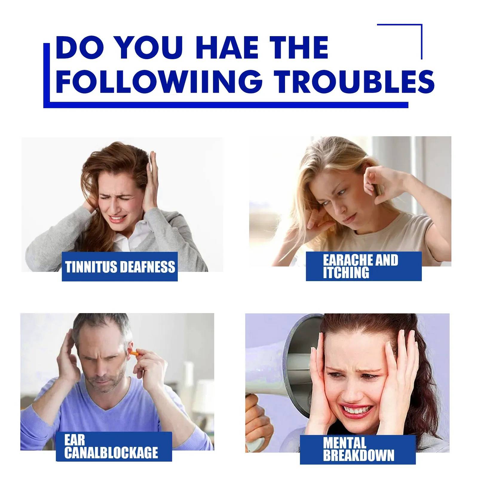 Tinnitus Ear Relief Drops (2 Pack) - in use