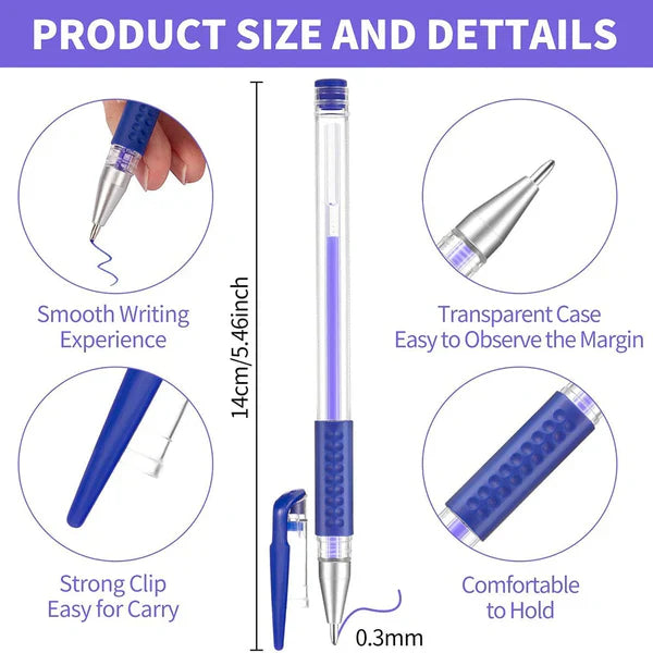 Heat Erasable Fabric Marking Pens (16 Pcs) - detail