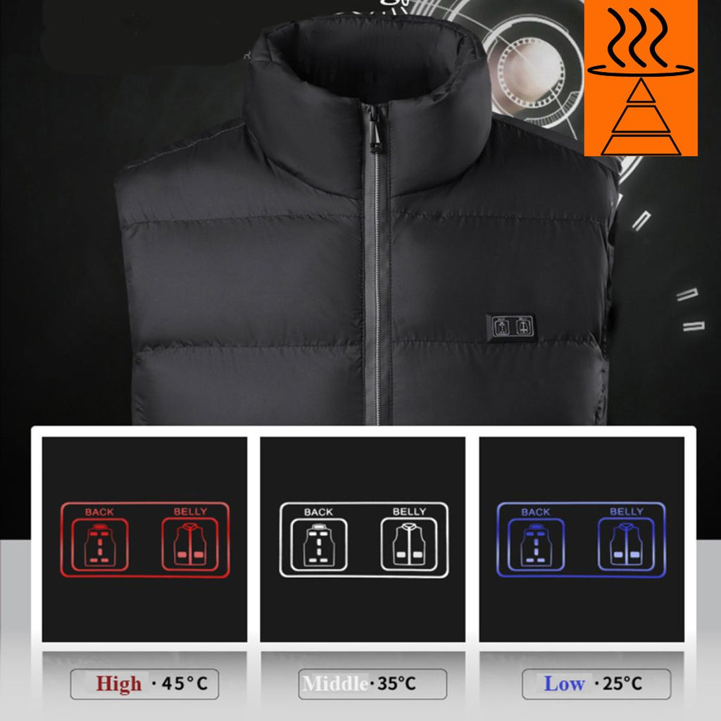 Heated Gilet for Women and Men - detail