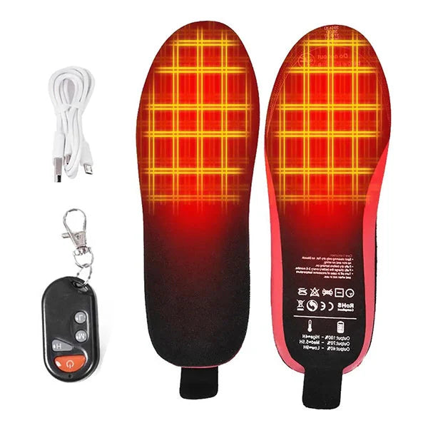 Heated Shoe Insoles Rechargeable Inserts - alternate angle