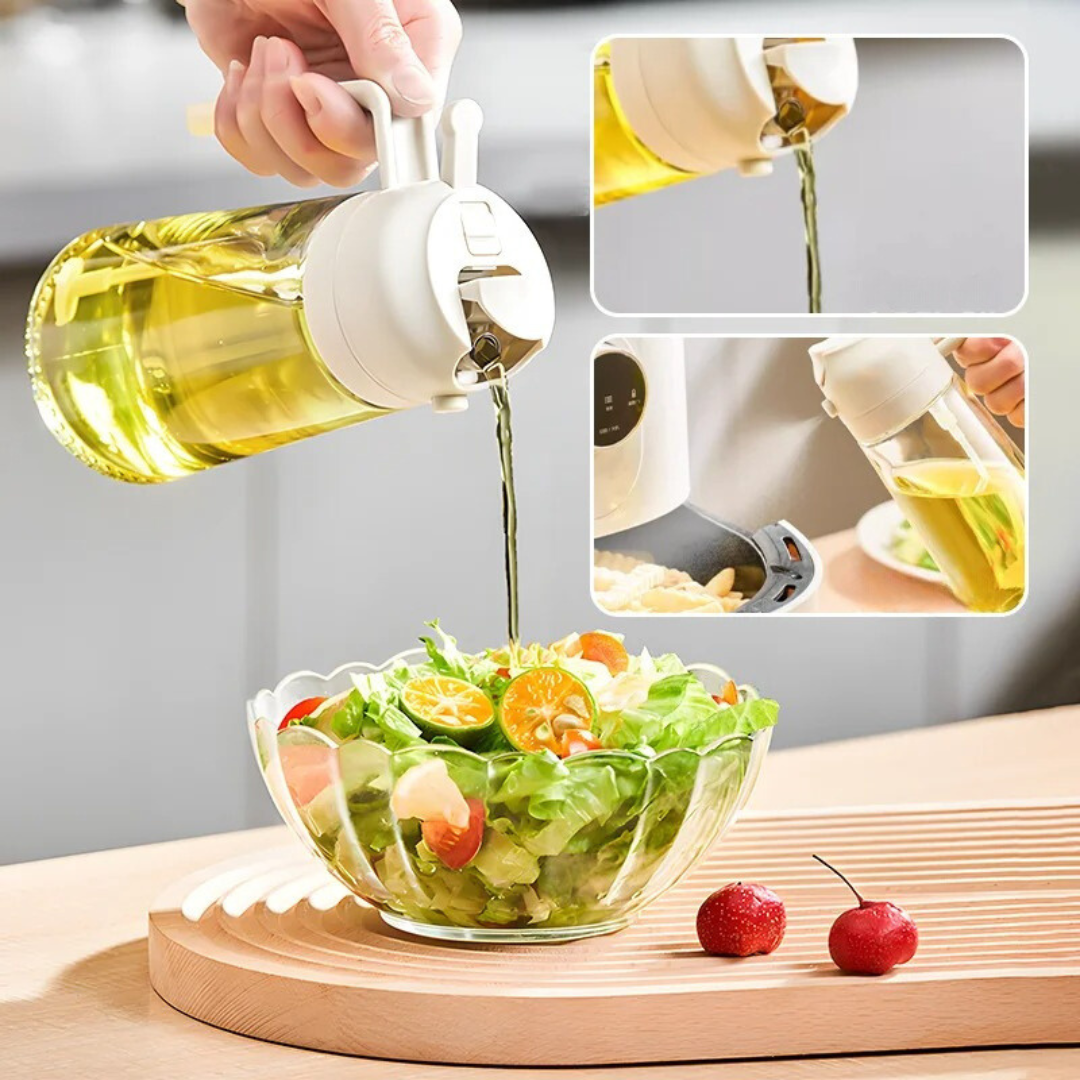 2-in-1 Leak-Proof Oil Sprayer & Pourer Bottle - detail