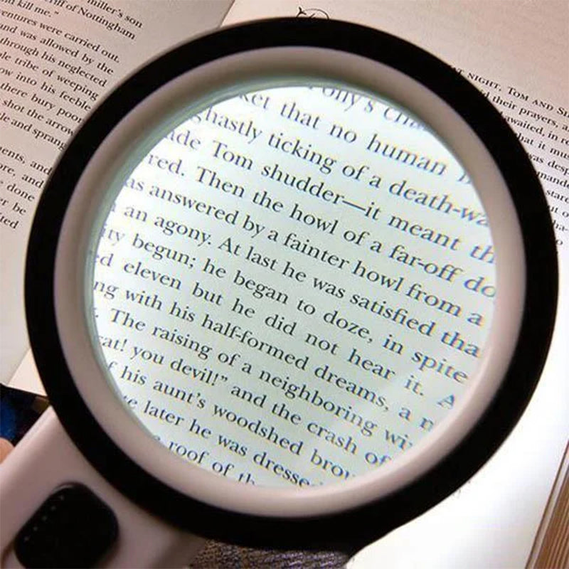 30x Optical Magnifier with LED Light - alternate angle
