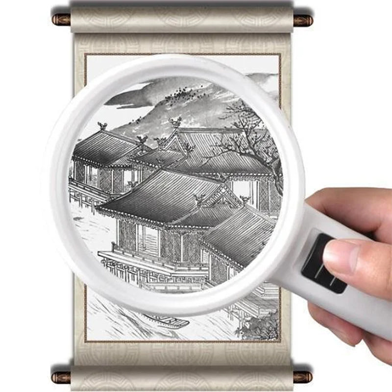 30x Optical Magnifier with LED Light - detail