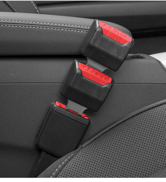 2-Pack Car Seat Belt Clip Extender - in use