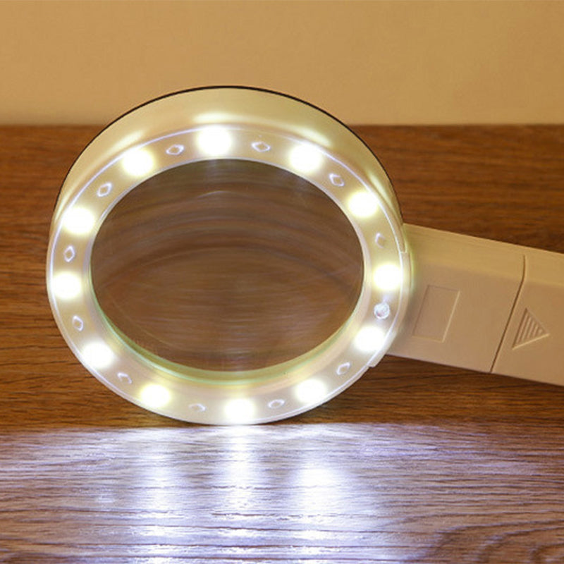 30x Optical Magnifier with LED Light - alternate angle