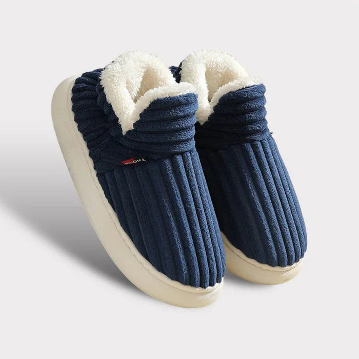 Cozy Ultra-Comfort Slippers - in use