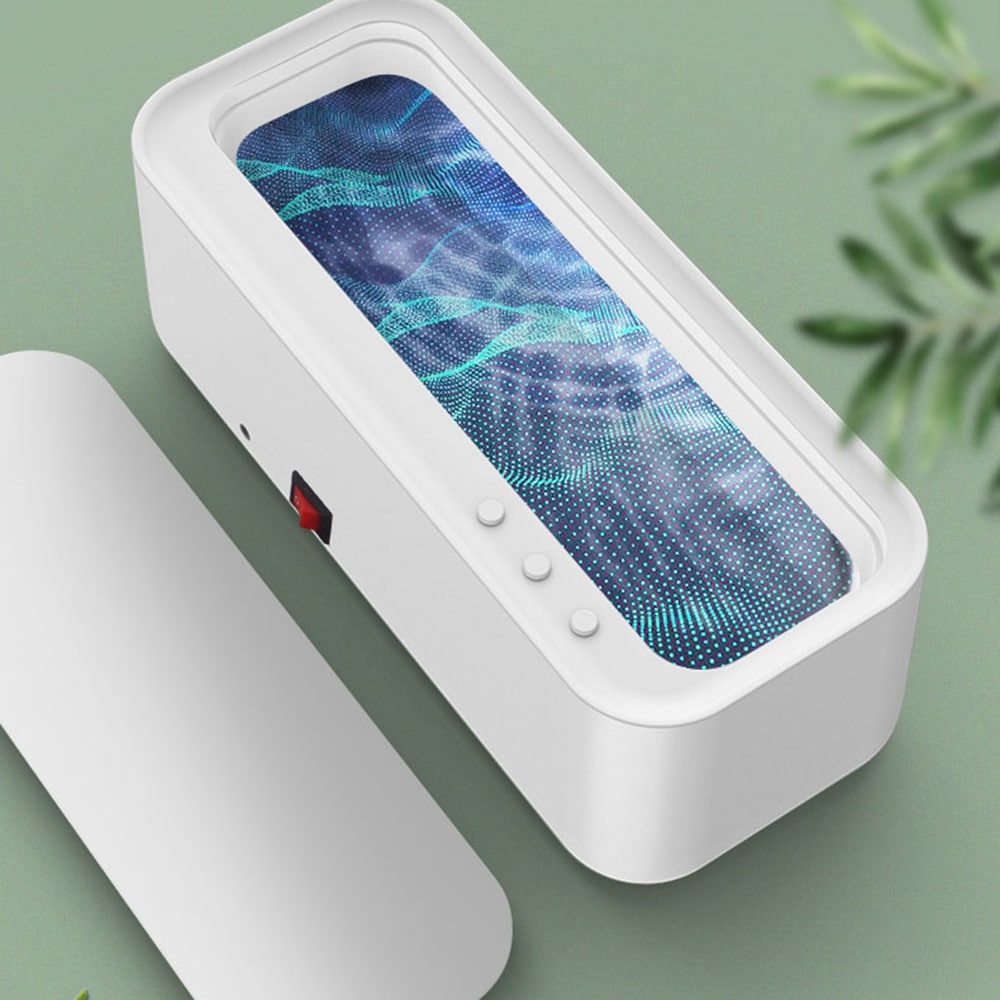 USB Ultrasonic Cleaner for Jewelry & Glasses (45kHz) - alternate angle
