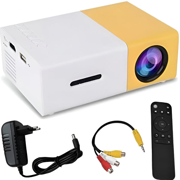 High-Quality HD Mini Home Cinema Projector - alternate angle
