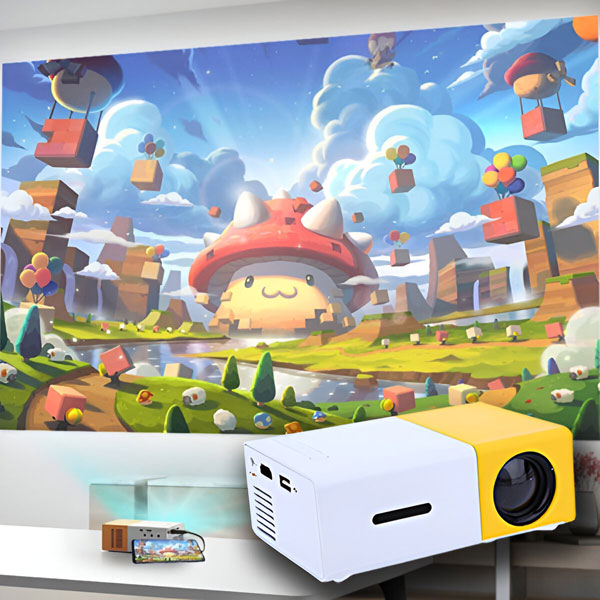 High-Quality HD Mini Home Cinema Projector - detail
