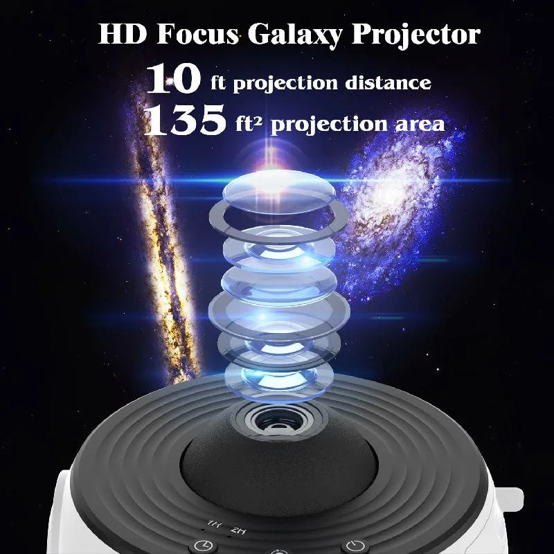 360 degrees Planetarium Star Projector | Multi-Colour Galaxy Light for - alternate angle