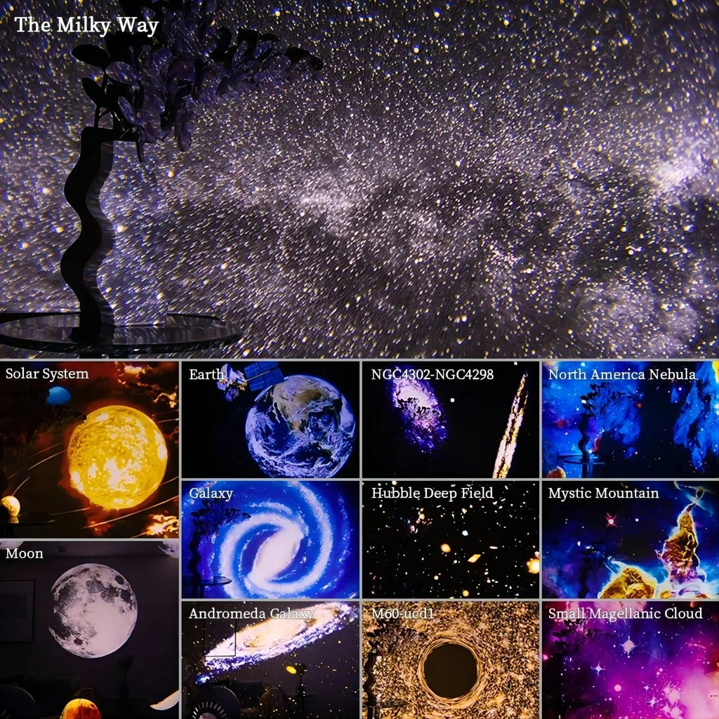 360 degrees Planetarium Star Projector | Multi-Colour Galaxy Light for - detail