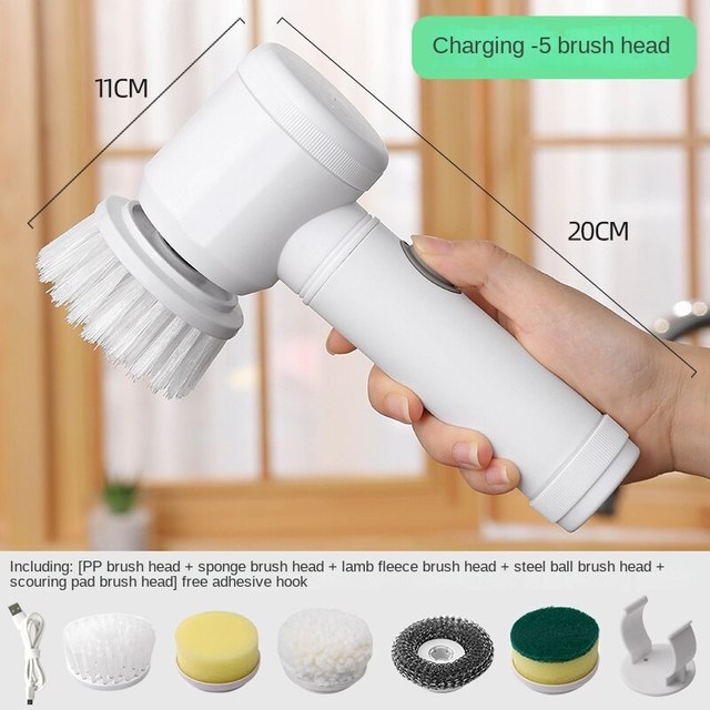 Cordless Electric Cleaning Brush: Multifunctional For The Kitchen And Bathroom - alternate angle