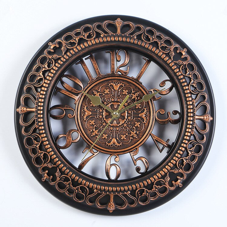 Antique Elegance Wall Clock - detail