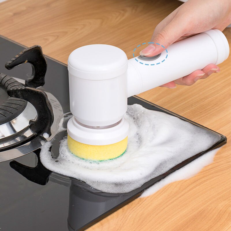 Cordless Electric Cleaning Brush: Multifunctional For The Kitchen And Bathroom - detail
