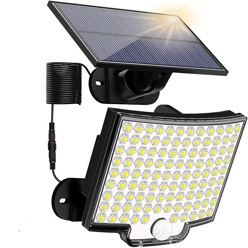 Solar Motion Sensor Outdoor Light - 106 LED, IP65 Waterproof - alternate angle