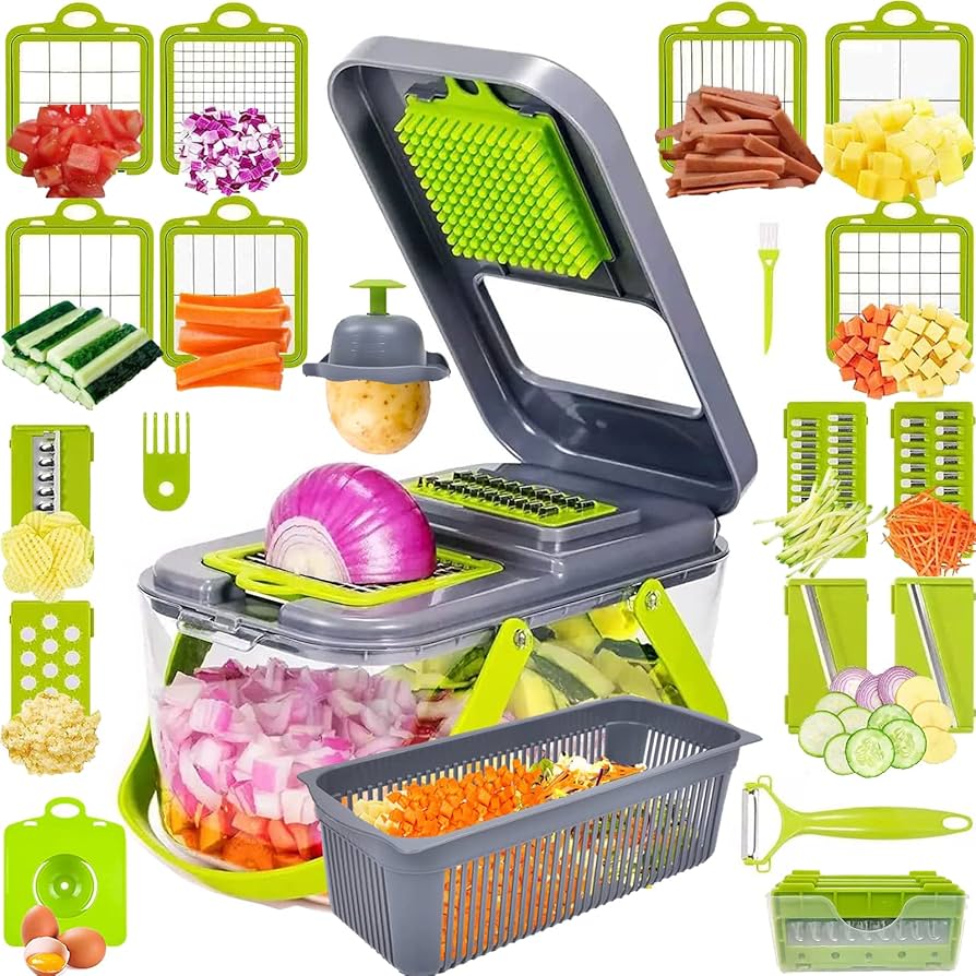 Puchica 18-in-1 Multi-Blade Vegetable Slicer & Mandoline