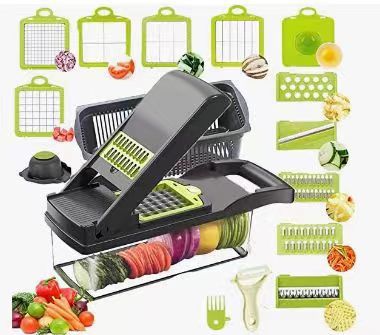 Puchica 18-in-1 Multi-Blade Vegetable Slicer & Mandoline - alternate angle