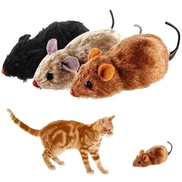 Electric Cat Toy Mouse - Interactive Racing Mouse For Hunting Fun - alternate angle