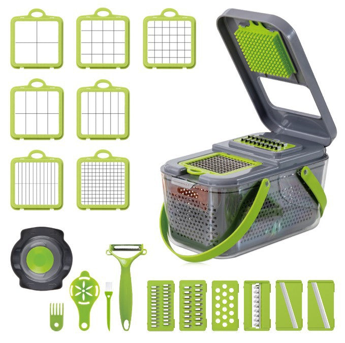 Puchica 18-in-1 Multi-Blade Vegetable Slicer & Mandoline - detail