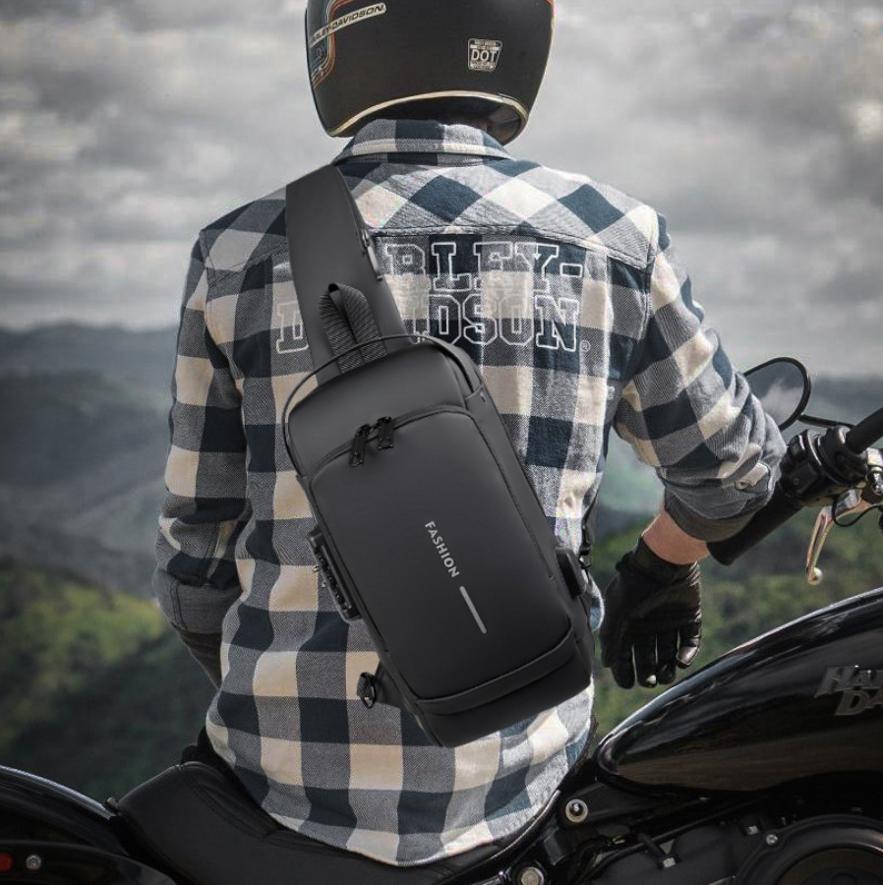 Carbon Fiber Anti-Theft Backpack - alternate angle