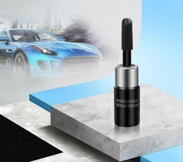 Glass and Windshield Repair Kit - in use