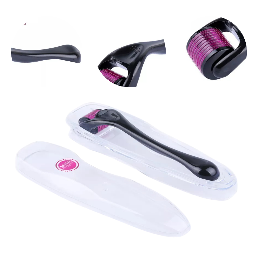 Dermal Roller For Hair And Beard Growth - in use