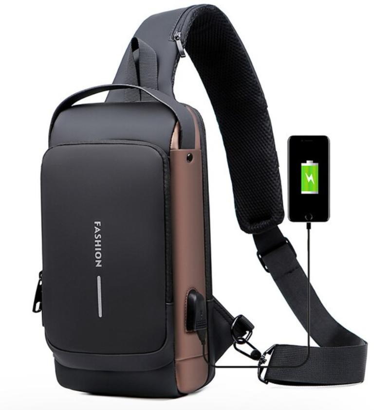 Carbon Fiber Anti-Theft Backpack - alternate angle